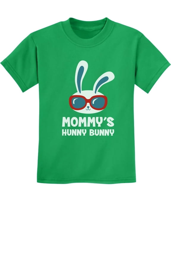 Boys Unisex Easter Holiday Shirts Mommy's Hunny Bunny Cool Easter Bunny Cute Kids Happy Easter Party Shirts Easter Gifts for Boy Kids T-Shirt