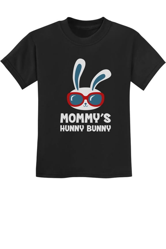 Boys Unisex Easter Holiday Shirts Mommy's Hunny Bunny Cool Easter Bunny Cute Kids Happy Easter Party Shirts Easter Gifts for Boy Kids T-Shirt