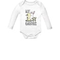 thumbnail image 1 of Tstars Boys Unisex Easter Holiday Shirts My 1st Easter Cute Little Bunny Happy Easter Party Shirts Easter Gifts for Boy Infant Baby Long Sleeve Bodysuit, 1 of 6
