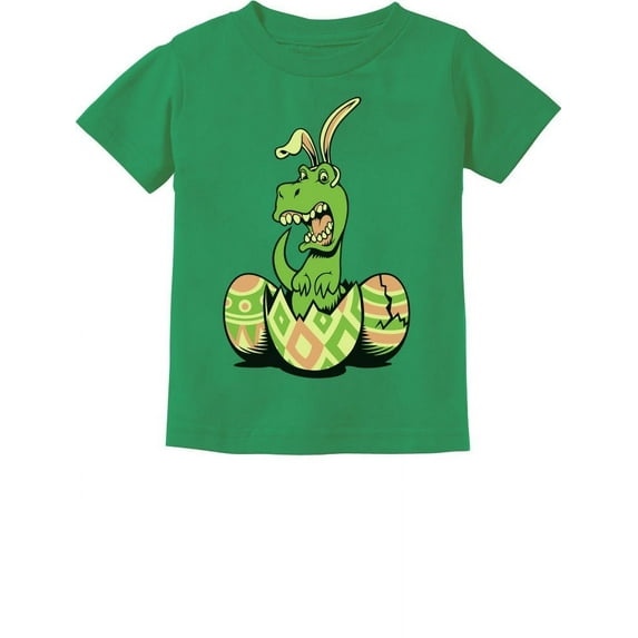 Tstars Boys Unisex Easter Holiday Shirts T Rex Bunny Egg Kids Happy Easter Party Shirts Humor Funny Easter Gifts for Boy Toddler Infant Kids T Shirt