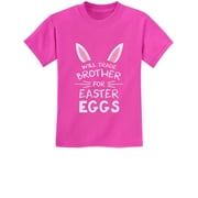 Tstars Boys Unisex Easter Holiday Shirts Trade Brother for Eggs Siblings Kids Happy Easter Party Shirts Humor Funny Easter Gifts for Boy Youth Kids Easter T-Shirt
