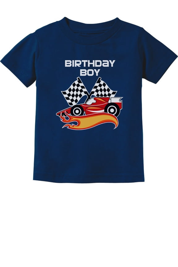 Boys Unisex Gift for Birthday Boy Racing Car Racer Boy Birthday Gift for Boys Birthday Party B Day Toddler Kids T Shirt