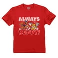thumbnail image 1 of Tstars Boys Unisex Gift for Kids Paw Patrol Always Ready Kids Shirt Official Nickelodeon Birthday Gift Party Toddler Kids T Shirt, 1 of 6