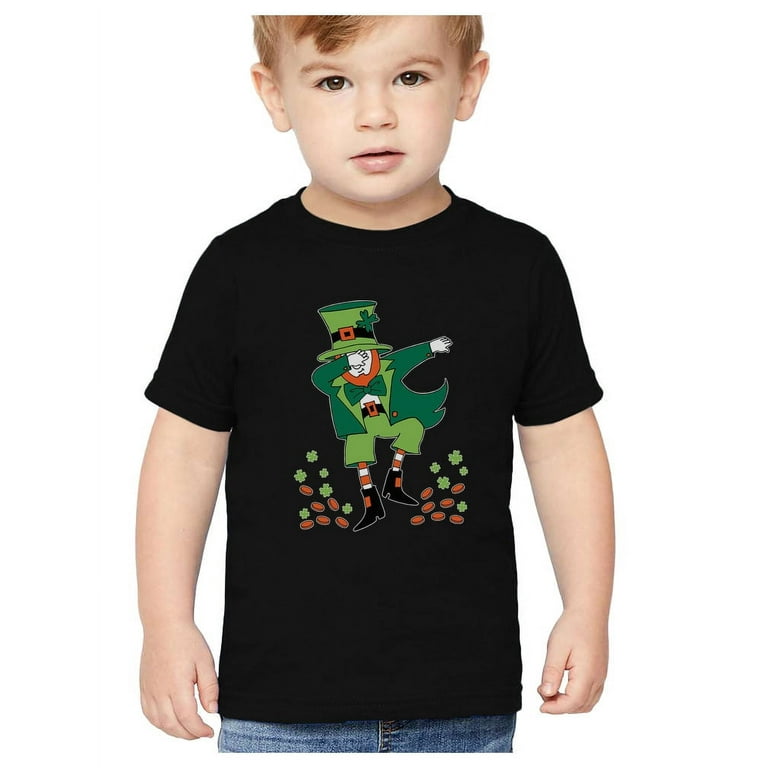 St Patricks Day Dabbing Leprechaun Clover Boys Girls Kids T-Shirt St Patricks Day Dabbing Leprechaun Clover Boys Girls Kids T-Shirt