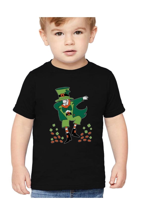 Boys Unisex Gifts for Irish St Patricks Day Clovers Dabbing Leprechaun Kids Tshirts St Patricks Day Shirts Gift for Boys Irish Shirt Pride Proud Irish Youth Kids T Shirt
