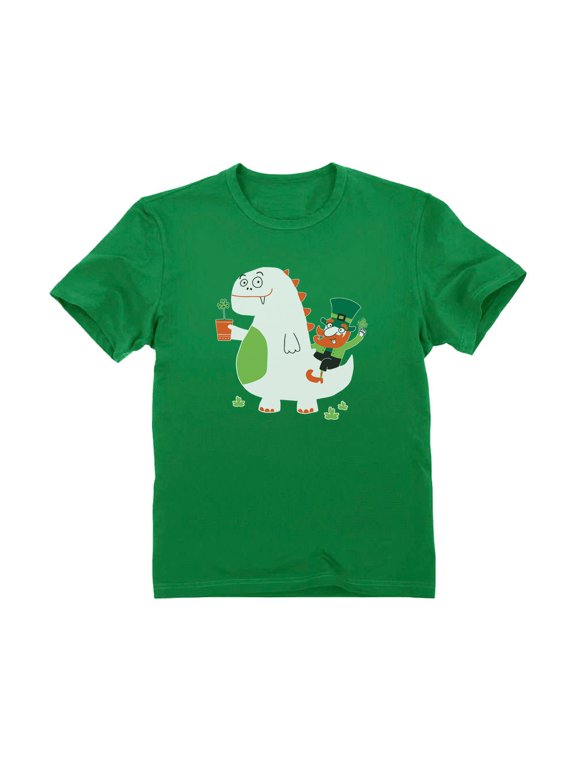 Boys Unisex Gifts for Irish St Patricks Day Leprechaun Dragon Clover Kids St Patricks Day Cute Shirts Gift for Boys Irish Shirt Pride Proud Irish Toddler Kids T Shirt