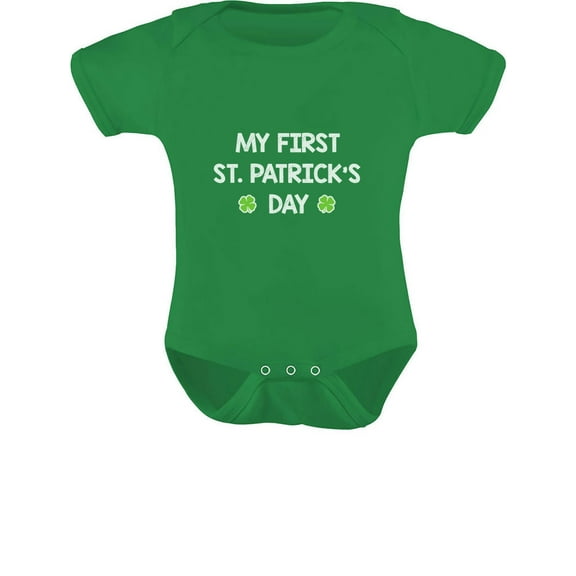 Tstars Boys Unisex Gifts for Irish St Patricks My First St Patricks Day Outfit Cute Infant Irish Clover St Patricks Day Shirts Gift for Boys Irish Shirt Pride Proud Irish Baby Bodysuit
