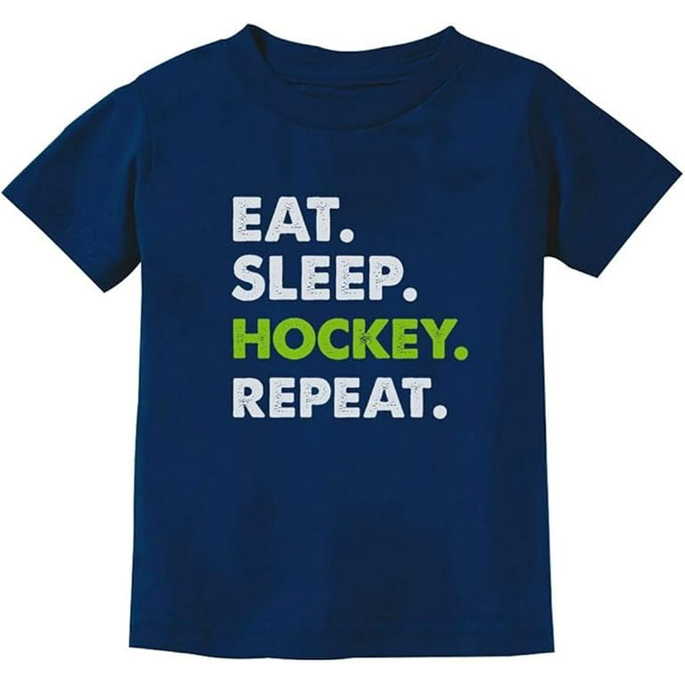Tstars Boys' Hockey T-Shirt Presents for Hockey Lovers Players
