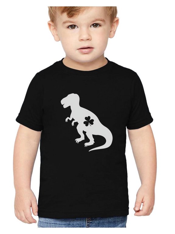 Boys Unisex Irish T Rex Dinosaur Clover Gift for St Patricks Day Gift Kids St Patricks Day Cute Shirts Gift for Boys Irish Shirt Pride Proud Irish Toddler-Infant Kids T Shirt