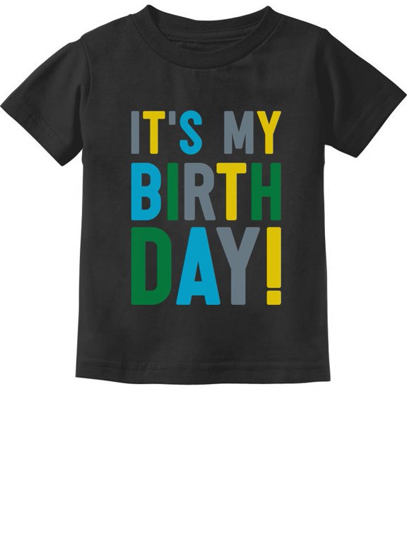 Tstars Boys Unisex its My Birthday Graphic Tee Party Gift Birthday Party Outfit Birthday Party Birthday Gift Birthday Shirts for Boy B Day Toddler Kids Graphic T Shirt