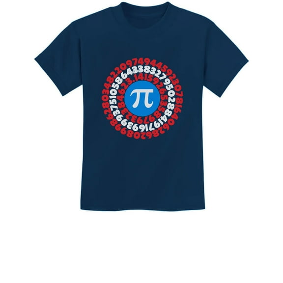 Tstars Boys Unisex Pi Day 3.14 Day Superhero Captain Pi Gift Pi Day T-Shirt Math Shirts Mathematics Geek Funny Humor Youth Kids T-Shirt