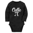thumbnail image 1 of Tstars Boys Unisex Pregnancy Announcement Baby Shower Cutie Pie Toddler Grow Vest Gift Idea Funny Humor Gifts Cute Newborn Party Bodysuit Baby Long Sleeve Bodysuit, 1 of 2