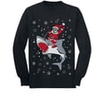 thumbnail image 1 of Tstars Boys Unisex Graphic Long Sleeve T-Shirt, Christmas Theme, Toddler, 1 of 4