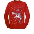 thumbnail image 1 of Tstars Boys Unisex Graphic Long Sleeve T-Shirt, Christmas Theme, Toddler, 1 of 4