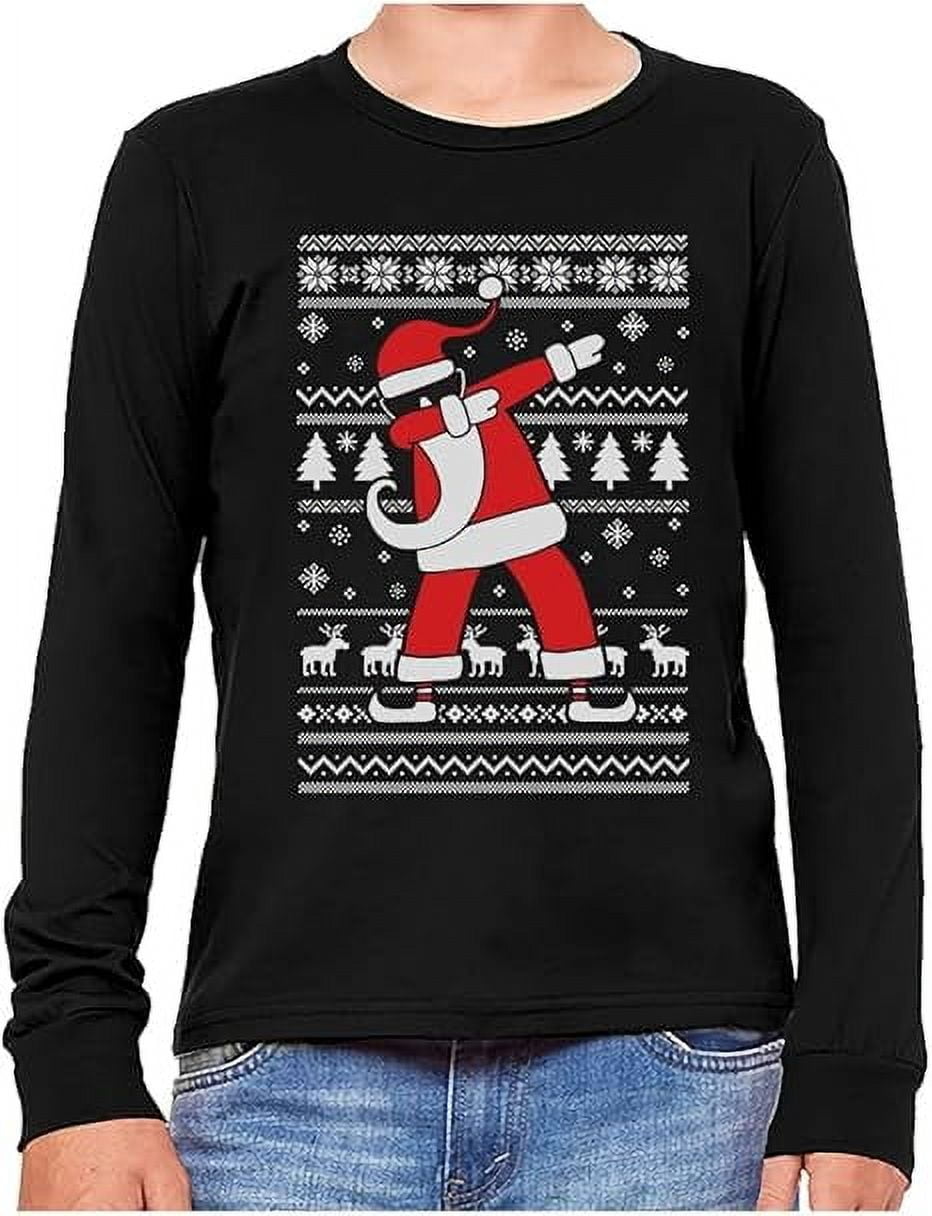 Funny Ugly Christmas Sweater - Pizza Christmas Tree Design, Unisex Crewneck Sweatshirt