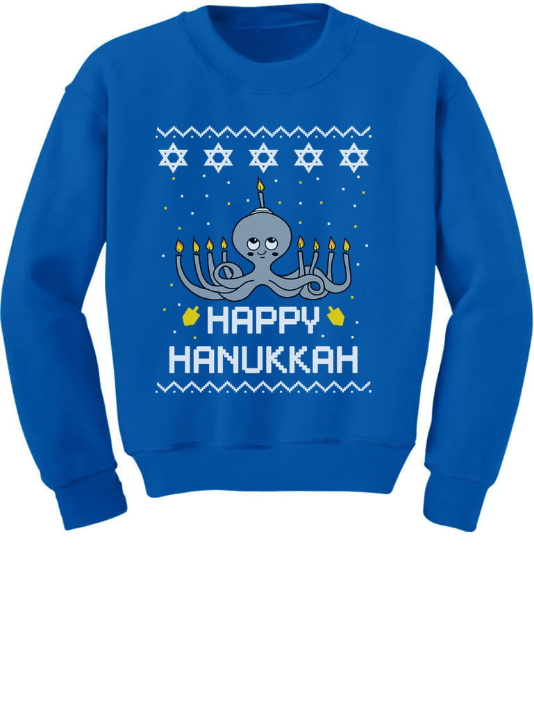 Hanukkah octopus sweater