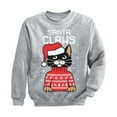 thumbnail image 1 of Tstars Boys Unisex Ugly Christmas Sweater Santa Claws Cat Kids Christmas Gift Funny Humor Holiday Shirts Xmas Party Christmas Gifts for Boy Youth Kids Sweatshirt Ugly Xmas Sweater, 1 of 5