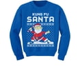 thumbnail image 1 of Tstars Boys Unisex Ugly Christmas Sweatshirt Gift for the Holidays Ugly Xmax Kung Fu Santa Kids Christmas Gift Holiday Shirts Party Funny Humor Christmas Gifts for Boy Toddler Kids Sweatshirts, 1 of 6