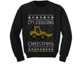 thumbnail image 1 of Tstars Boys Unisex Ugly Christmas Sweatshirt I'm Digging Christmas Tractor Kids Christmas Gift Funny Humor Holiday Shirts Xmas Party Christmas Gifts for Boy Toddler Kids Sweatshirt, 1 of 6