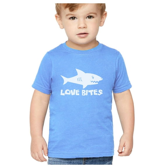 Tstars Boys Unisex Valentine's Day Shirts for Kids Love Bites Funny Humor Valentine's Day Cute t-shirts for kid Outfit Gift Idea for Boy Toddler Kids Graphic Birthday Gift T Shirt