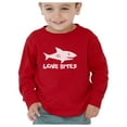 thumbnail image 1 of Tstars Boys Unisex Valentine's Day Shirts for Kids Love Bites Funny Humor Valentine's Day Gift Idea for Boy Toddler Kids Birthday Gift Long Sleeve T Shirt, 1 of 7