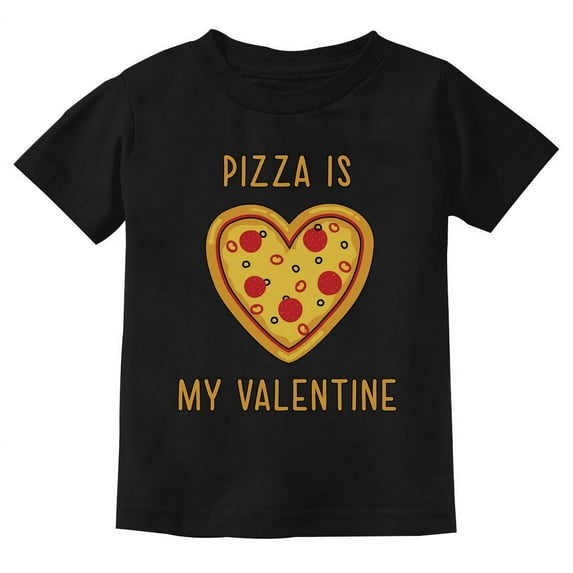 Tstars Unisex Pizza Is My Valentine Shirt Valentine's Day & Birthday Gift for Kids Who Love Pizza