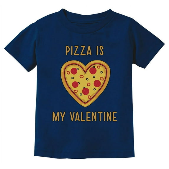 Tstars Unisex Pizza Is My Valentine Shirt Valentine's Day & Birthday Gift for Kids Who Love Pizza