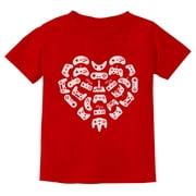 Tstars Boys Unisex Valentine's Day Shirts for Kids Love Funny Humor Shirt for Video Gamer Gift Idea for Boy Youth Kids T Shirt
