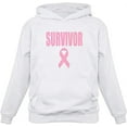 thumbnail image 1 of Tstars Breast Cancer Awareness Survivor Women's Hoodie Support the Fight Against Breast Cancer XX-Large White, 1 of 4