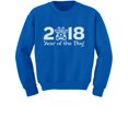 thumbnail image 1 of Tstars - Chinese New Year of The Dog 2018 Festival Toddler/Kids Sweatshirt 3T Blue, 1 of 1