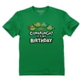 thumbnail image 1 of Tstars Cowabunga Its My Birthday Shirt TMNT Mutant Ninja for Boys Youth Kids T-Shirt X-Large Green, 1 of 2