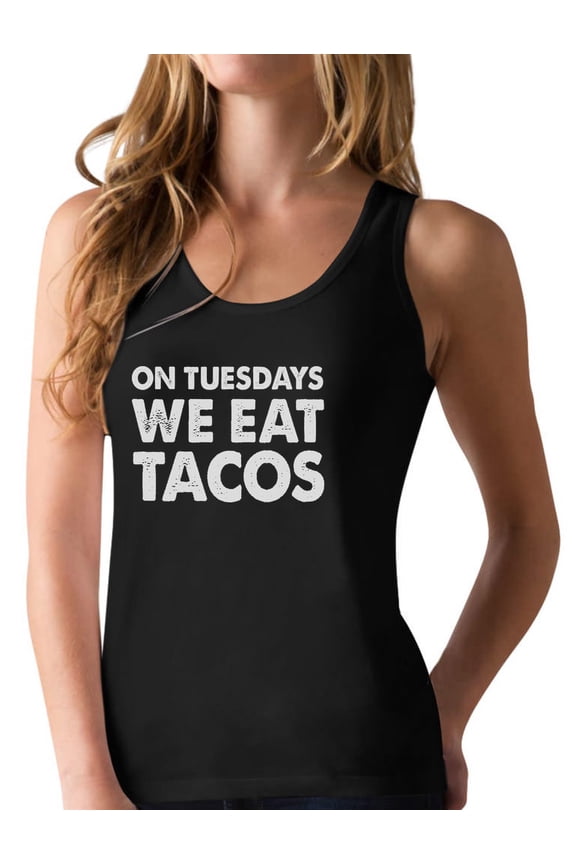- Fitness Taco Funny Gym Mexican Food Racerback Tank Top Small Black