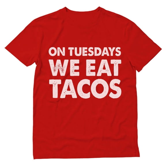 Tstars - Fitness Taco Funny Gym Mexican Food T-Shirt Small Red