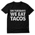 thumbnail image 1 of Tstars - Fitness Taco Funny Gym Mexican Food T-Shirt XXXXX-Large Black, 1 of 1