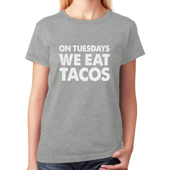 Tstars - Fitness Taco Funny Gym Mexican Food Women T-Shirt XX-Large Gray