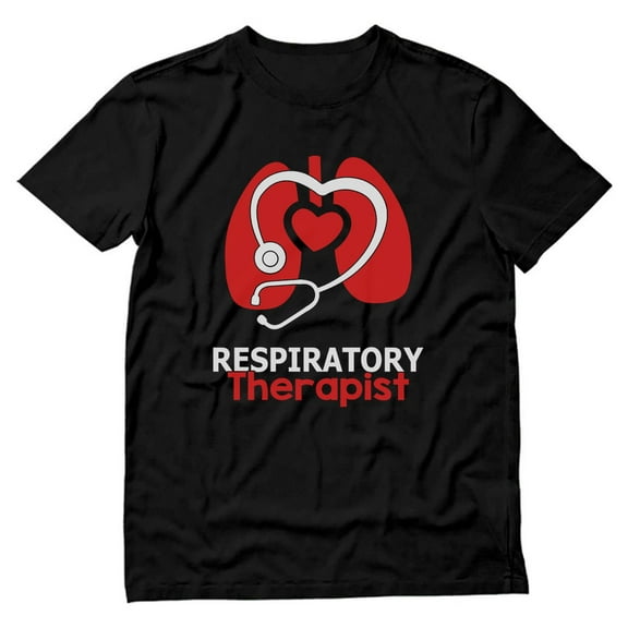 Tstars Funny Gift Idea for Respiratory Therapist Mens T Shirt