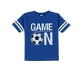 thumbnail image 1 of Tstars - Game On! Gift for Soccer Lover / Player Toddler Jersey T-Shirt 5/6 Blue, 1 of 5