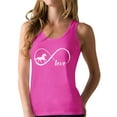 thumbnail image 1 of Tstars - Gift For Horse Lover Infinite Love Racerback Tank Top X-Large Berry, 1 of 4