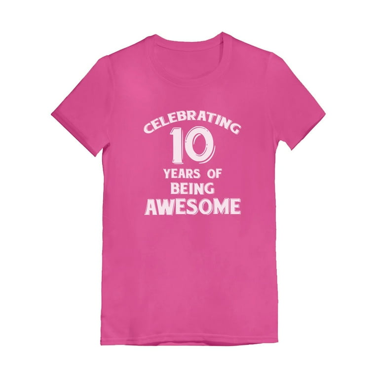10th Birthday Gift T Shirt 10 Years Old Being Awesome Tee 10th Birthday Gift T Shirt 10 Years Old Being Awesome Tee