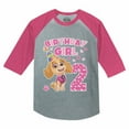 thumbnail image 1 of Tstars Girls 2nd Birthday Gift Shirt Birthday Gift for 2 Year Old Skye Paw Patrol Birthday Shirts for Girl Graphic Tee B Day Birthday Party 3-4 Sleeve Baseball Jersey Toddler Shirt, 1 of 5