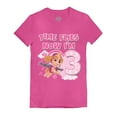 thumbnail image 1 of Tstars Girls' 3rd Birthday T-Shirt - Paw Patrol Skye Theme - Perfect Gift for Three-Year-Old - Nickelodeon Graphic Tee - Ideal for Birthday Party - Comfortable, Fitted Girls' Tee, 1 of 6