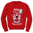 thumbnail image 1 of Tstars Girls 4th Birthday Gift for 4 Year Old Cupcake Birthday Shirts for Girl Funny Humor Graphic B Day Birthday Party Girl Toddler Kids Sweatshirt, 1 of 3