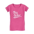 thumbnail image 1 of Tstars Girls Big Sister Fitted T-Shirt - Perfect Gift for Siblings - Ideal for Birth Announcements, Baby Showers, Birthdays - Cute Graphic Tee for Girls - Celebrate Sisterhood and Family, 1 of 4