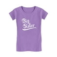 thumbnail image 1 of Tstars Girls Big Sister Fitted T-Shirt - Perfect Gift for Siblings - Ideal for Birth Announcements, Baby Showers, Birthdays - Cute Graphic Tee for Girls - Celebrate Sisterhood and Family, 1 of 6