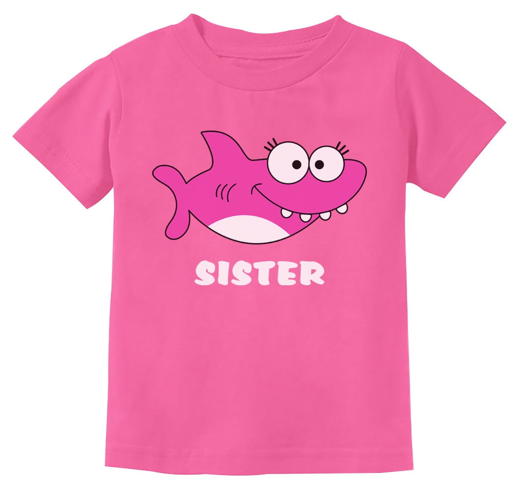 Sister Shark Doo Doo Tee, Big Sister Toddler Kids T-Shirt Sister Shark Doo Doo Tee, Big Sister Toddler Kids T-Shirt