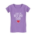 thumbnail image 1 of Tstars Girls Gifts for Dad Father's Day Shirts I Have the Best Dad Ever! Cool Best Gift for Dad Cute Girls Gifts for Dad Father's Day Shirts Fitted Kids T Shirt, 1 of 4