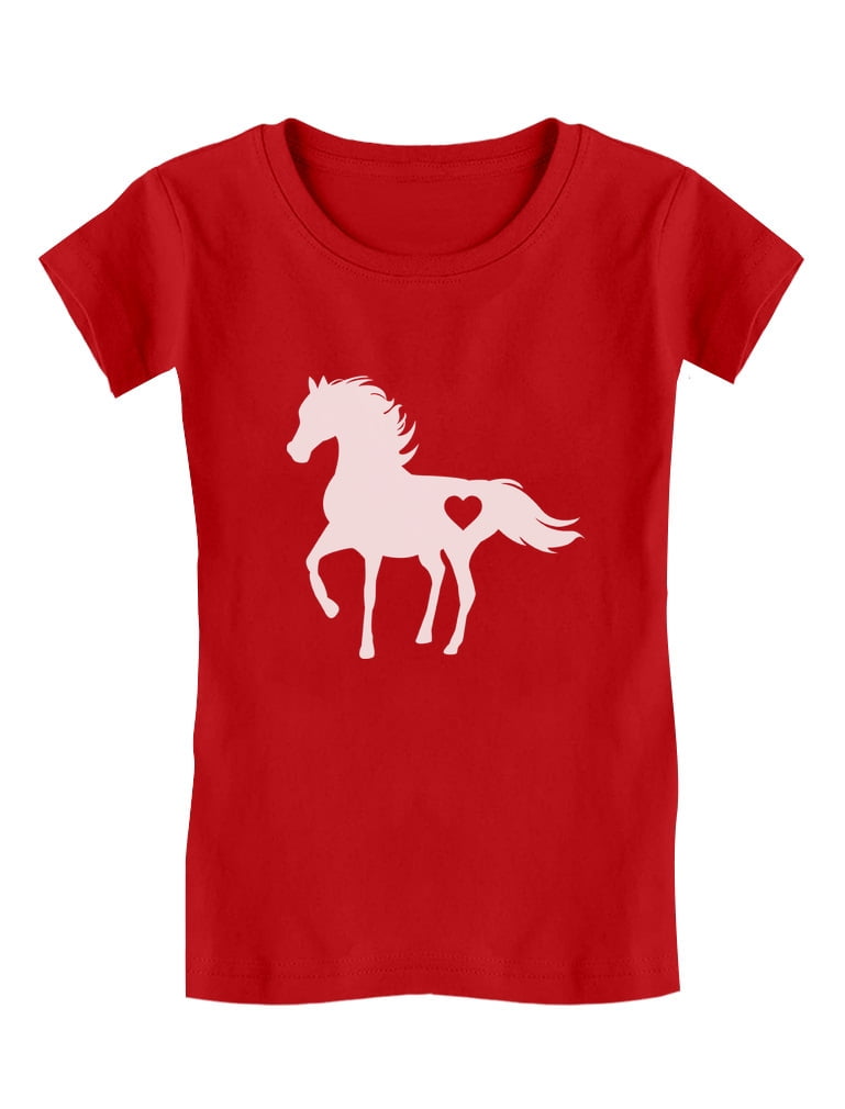 Tstars Girls Horse Gifts for Horse Lovers Love Horses Toddler Kids Horse Shirts Horse Clothes