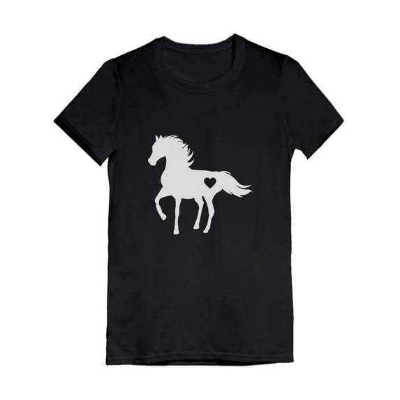 Tstars Girls' Horse Lover T-Shirt - Kids' Equine- Ideal Birthday Gift for Horse Enthusiasts - Themed Apparel - Love Horses Graphic Tee - Fitted, Comfortable, and Durable Child's Shirt