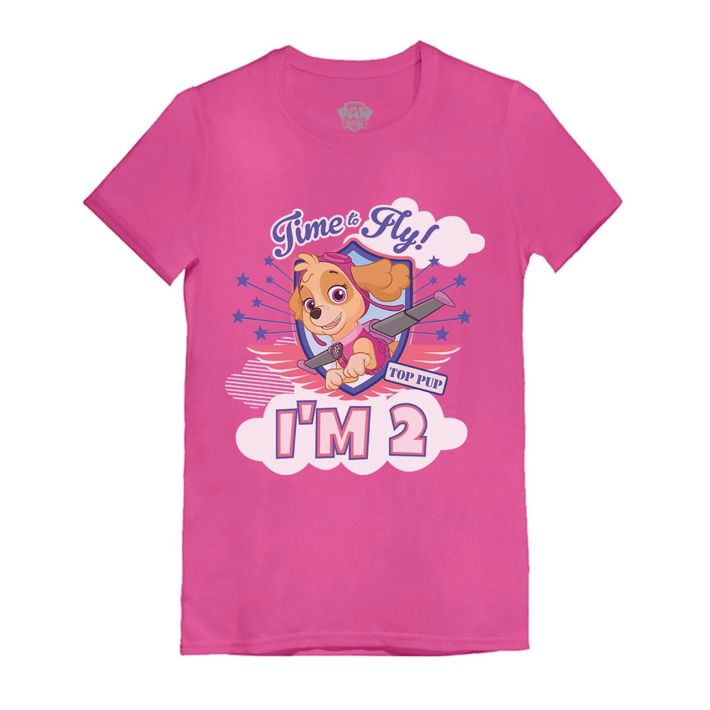 paw patrol birthday shirt for girl