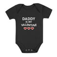 thumbnail image 1 of Tstars Girls Valentine's Day Baby Bodysuit Daddy Is My Valentine Cute Infant Gift Idea for Girls, 1 of 7